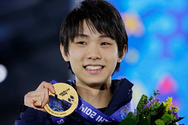 Юдзуру Ханю на Олимпиаде в 2014 году