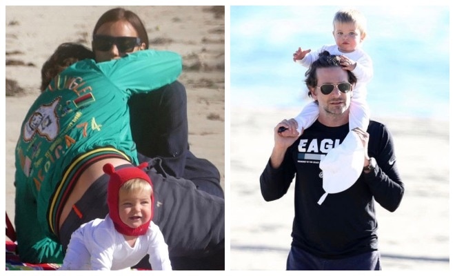 Брэдли Купер с семьей