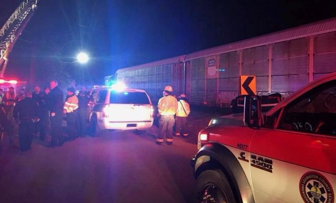 Крушение поездов на юго-востоке США