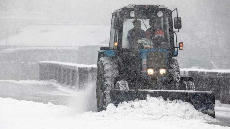 Снегопад в Москве