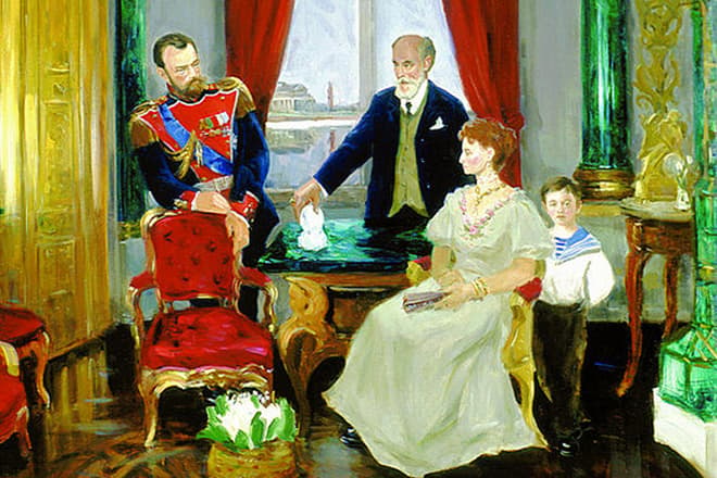Карл Фаберже и семья Николая II