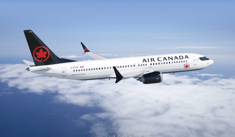 Самолет авиакомпании Air Canada