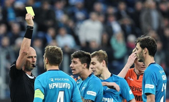 Эпизод матча между «Зенитом» и «Уралом»