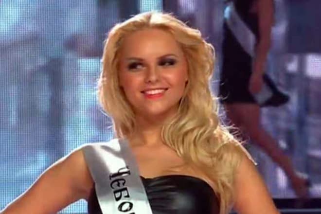 Ханна на конкурсе красоты "Мисс Россия-2010"