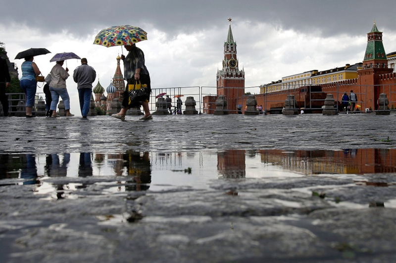 Погода в москве сегодня дождь карта