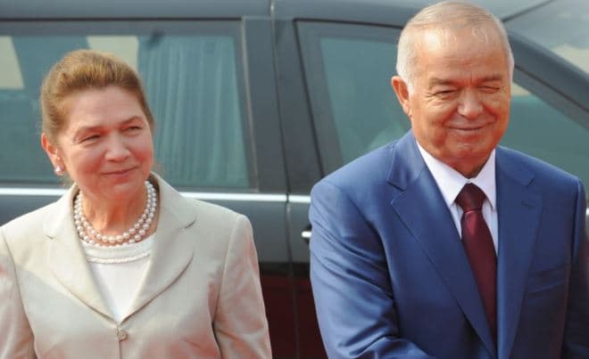 Ислам Каримов с женой