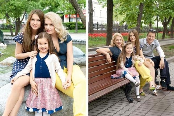 Мария Порошина с семьей Мария Порошина с семьей