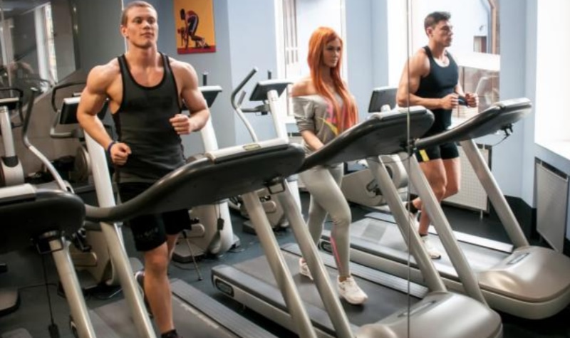 Занятия в спортзале