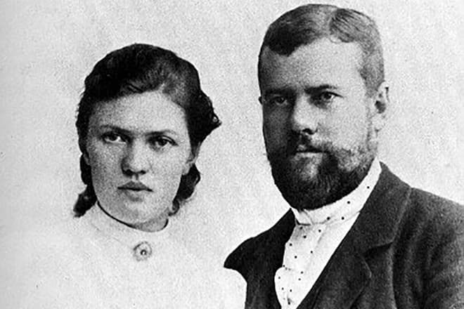 Макс Вебер и его жена Марианна