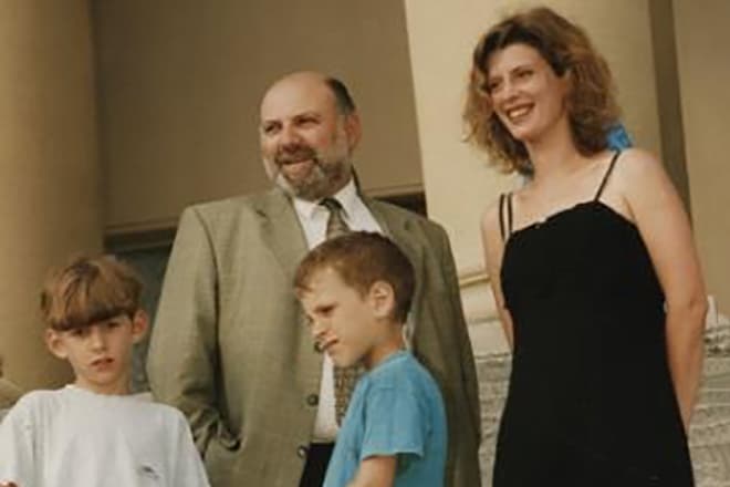 Ирина Метлицкая с семьей