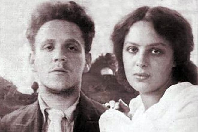 Самуил Маршак и его жена Софья