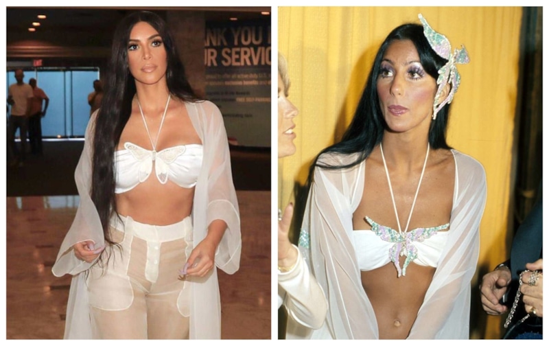 Ким Кардашьян и певица Шер