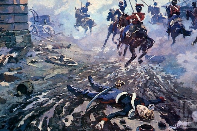 Смерть Пети Ростова (иллюстрация) Смерть Пети Ростова (иллюстрация)