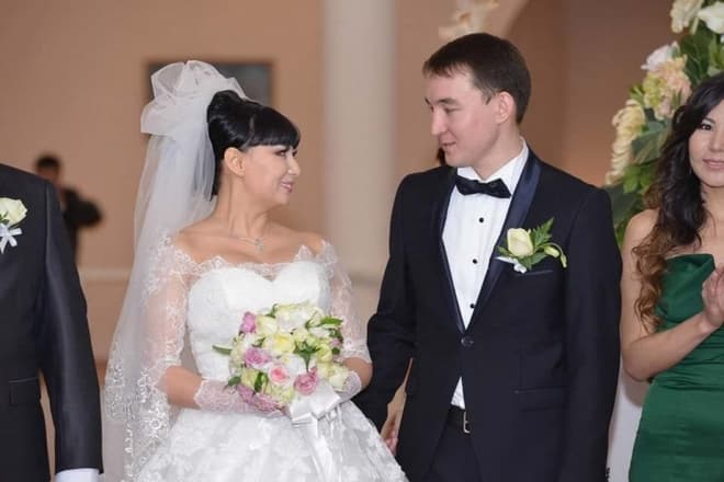 Свадьба Мадины Садвакасовой и ее мужа Олжаса Смагулова