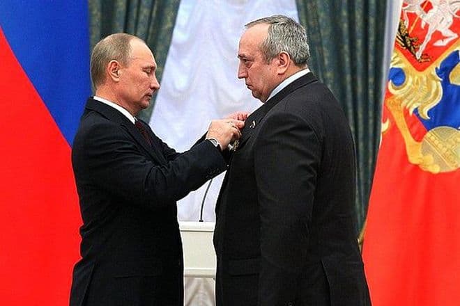 Франц Клинцевич и Владимир Путин