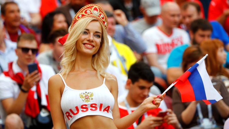 Российская болельщица