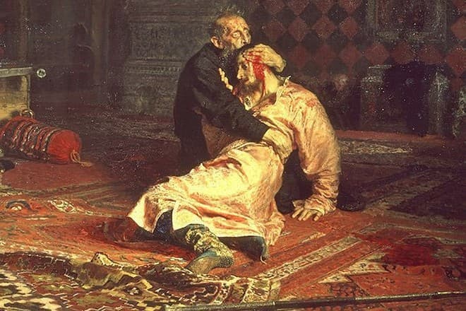 Иван Грозный убивает своего сына Ивана