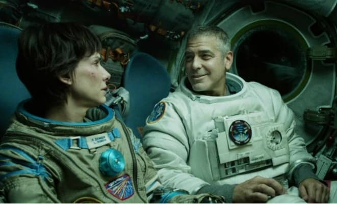 Джордж Клуни в картине "Гравитация"