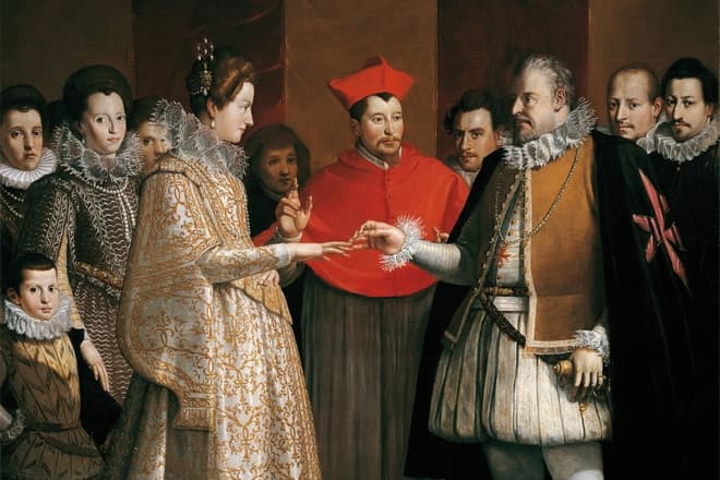 Свадьба Екатерины Медичи и Генриха II