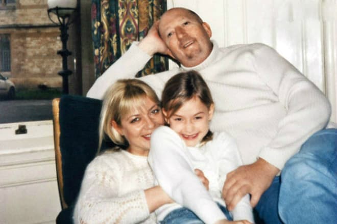 Ирина Селезнева с мужем и приемной дочерью