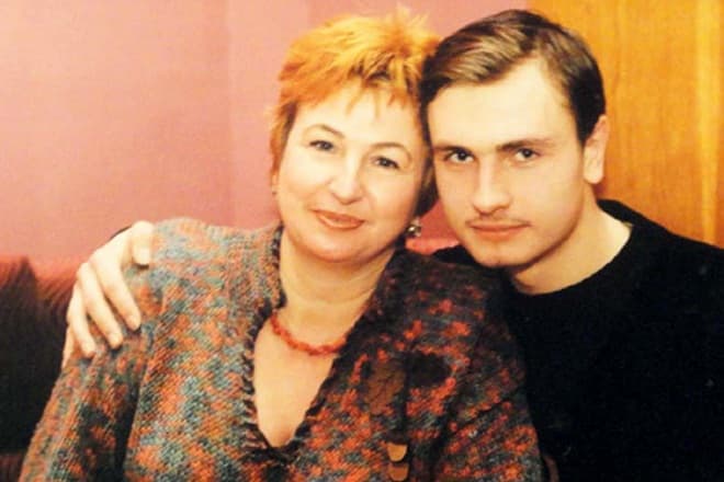 Галина Коньшина с сыном Антоном