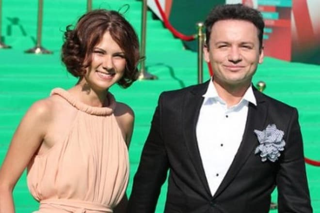 Александр Олешко и его бывшая жена Ольга Белова 