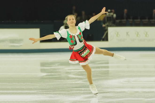 Ирина Слуцкая на льду