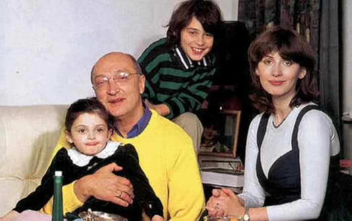 Михаил Козаков и Анна Ямпольская с детьми