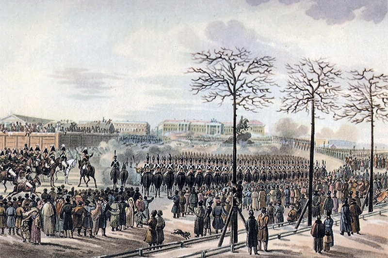 Санкт-Петербург. Сенатская площадь 14 декабря 1825 года Санкт-Петербург. Сенатская площадь 14 декабря 1825 года