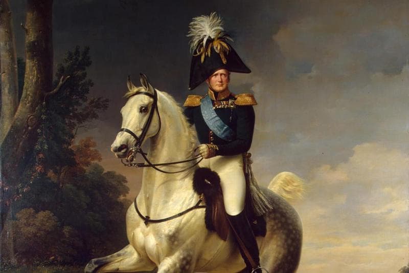Александр I на коне