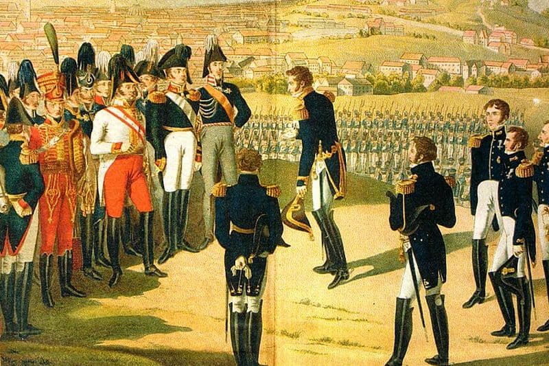 Александр I принимает капитуляцию наполеоновского Парижа
