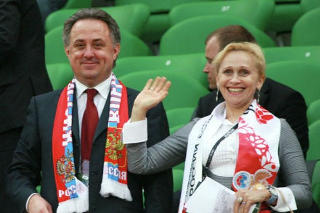 Виталий Мутко с супругой Виталий Мутко с супругой