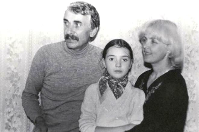 Ада Роговцева с мужем Константином Степанковым и дочерью