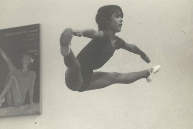 Сальма Хайек занималась гимнастикой