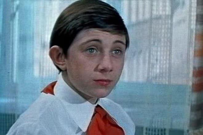 Вячеслав Баранов в детстве (кадр из фильма «Что с тобой происходит?»)