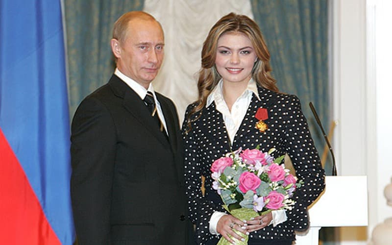 Алина Кабаева и Владимир Путин