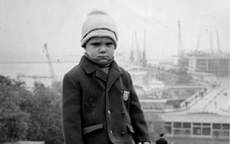 Евгений Платов в детстве