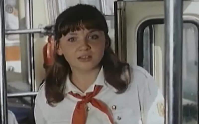 Наталья Казначеева в молодости (кадр из фильма «Фрак для шалопая»)