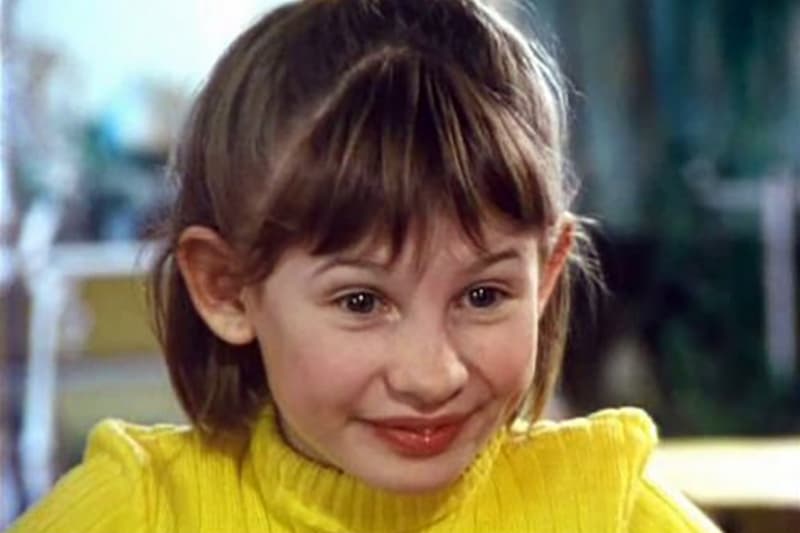 Анна Цуканова в детстве (кадр из передачи «Ералаш»)