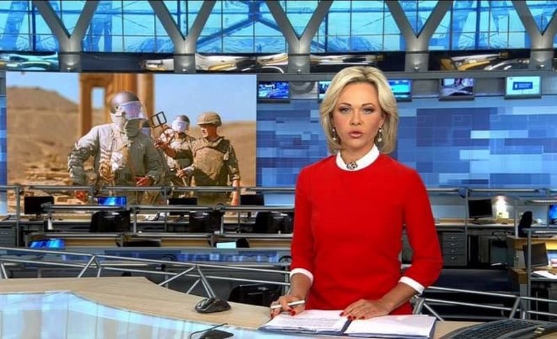 Телеведущая Елена Винник (кадр из программы «Вечерние новости»)