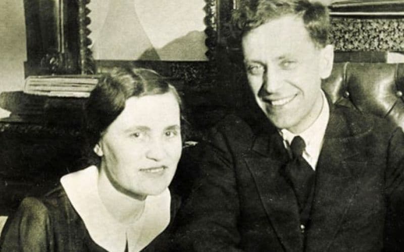 Дмитрий Лихачев и его жена Зинаиды