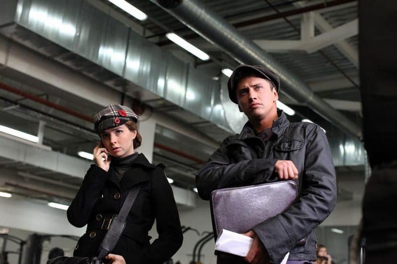 Елена Николаева и Павел Прилучный (кадр из сериала «Метод Фрейда»)