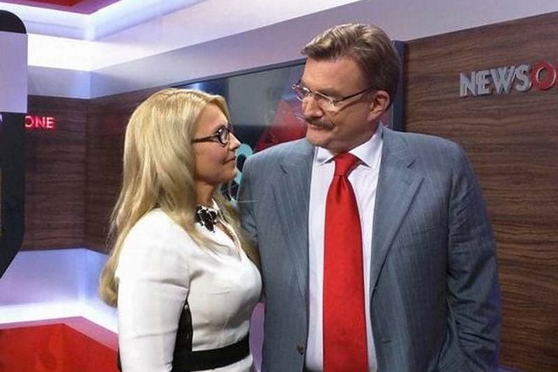 Евгений Киселев и Юлия Тимошенко