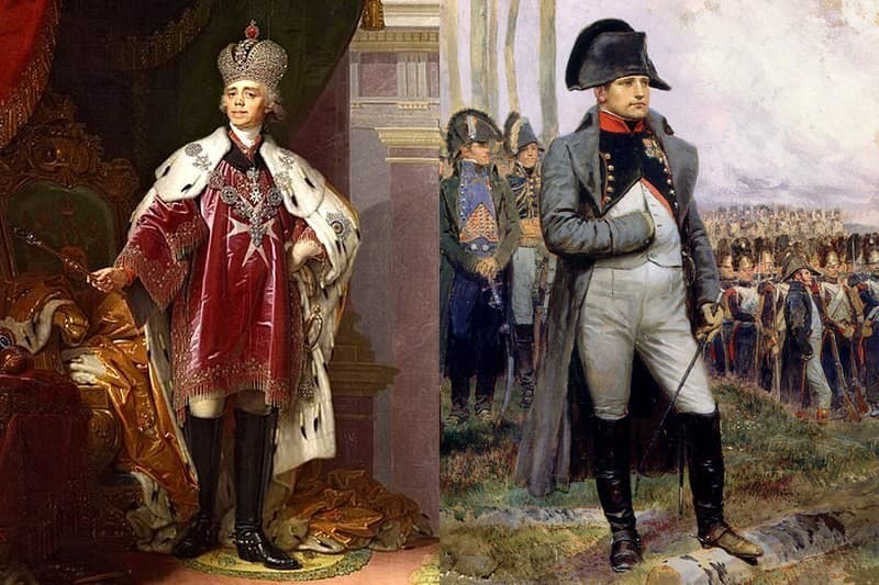Император Павел I и Наполеон 
