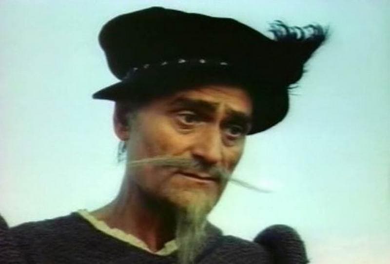 Кахи Кавсадзе в роли Дон Кихота (кадр из фильма «Житие дон Кихота и Санчо»)