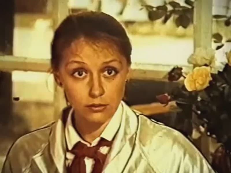 Галина Сазонова в молодости (кадр из фильма «Наездники»)