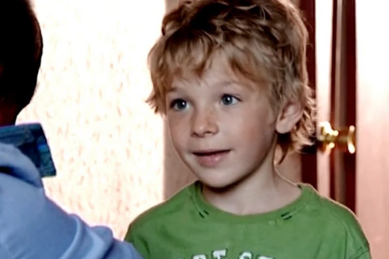 Руслан Щедрин в детстве (кадр из сериала «Глухарь»)