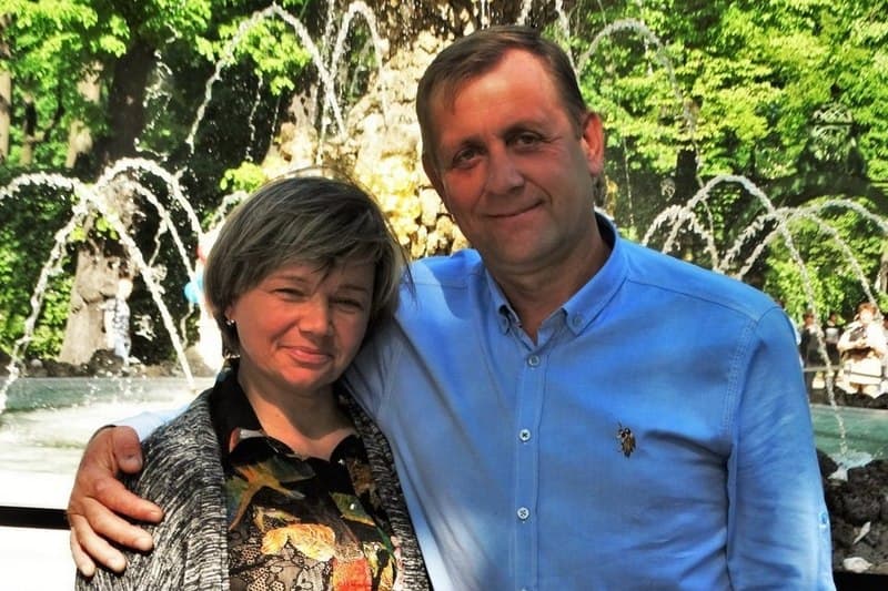 Олег Зубков с женой Оксаной