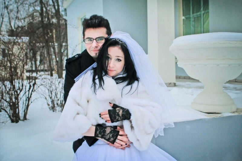 Катерина Бандурина с мужем