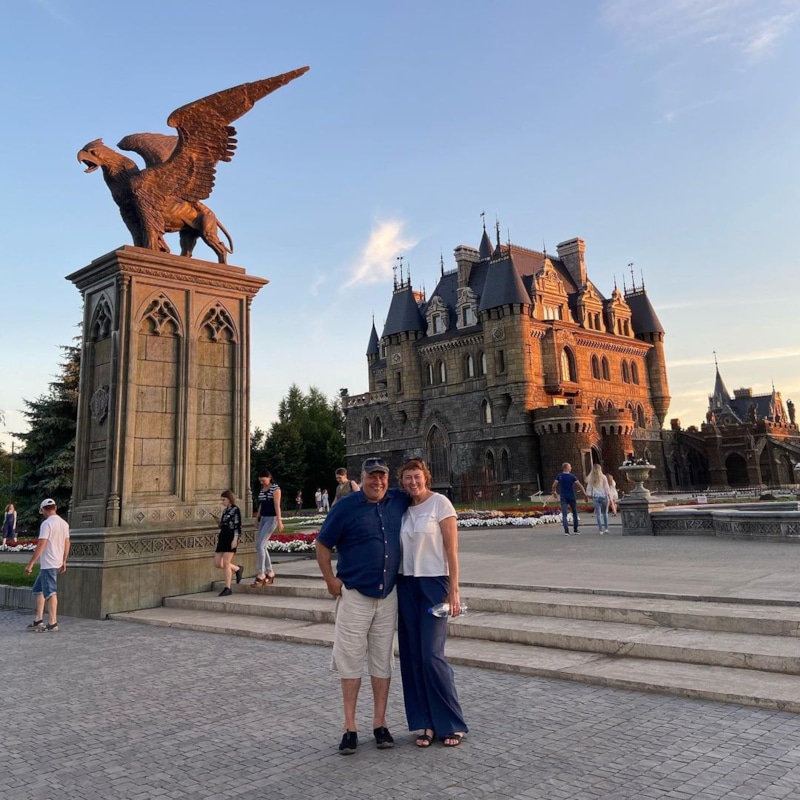 Александр Чернявский с женой